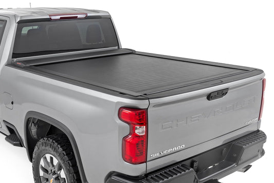 Rough Country 46110690 Retractable Bed Cover | 6'9" Bed | Chevy/GMC 2500HD/3500HD (20-25)