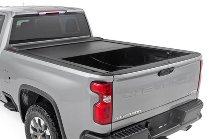 Rough Country 46110690 Retractable Bed Cover | 6'9" Bed | Chevy/GMC 2500HD/3500HD (20-25)