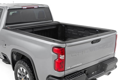 Rough Country 46110690 Retractable Bed Cover | 6'9" Bed | Chevy/GMC 2500HD/3500HD (20-25)