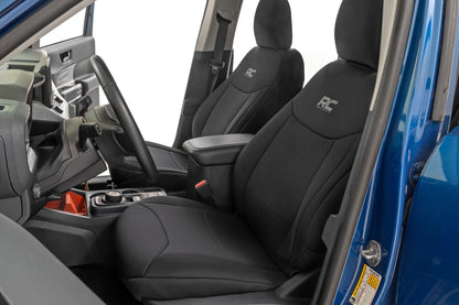 Rough Country 91066 Seat Covers | FR & RR W/O Armrest | Crew Cab | Ford Maverick 2WD/4WD (22-26)
