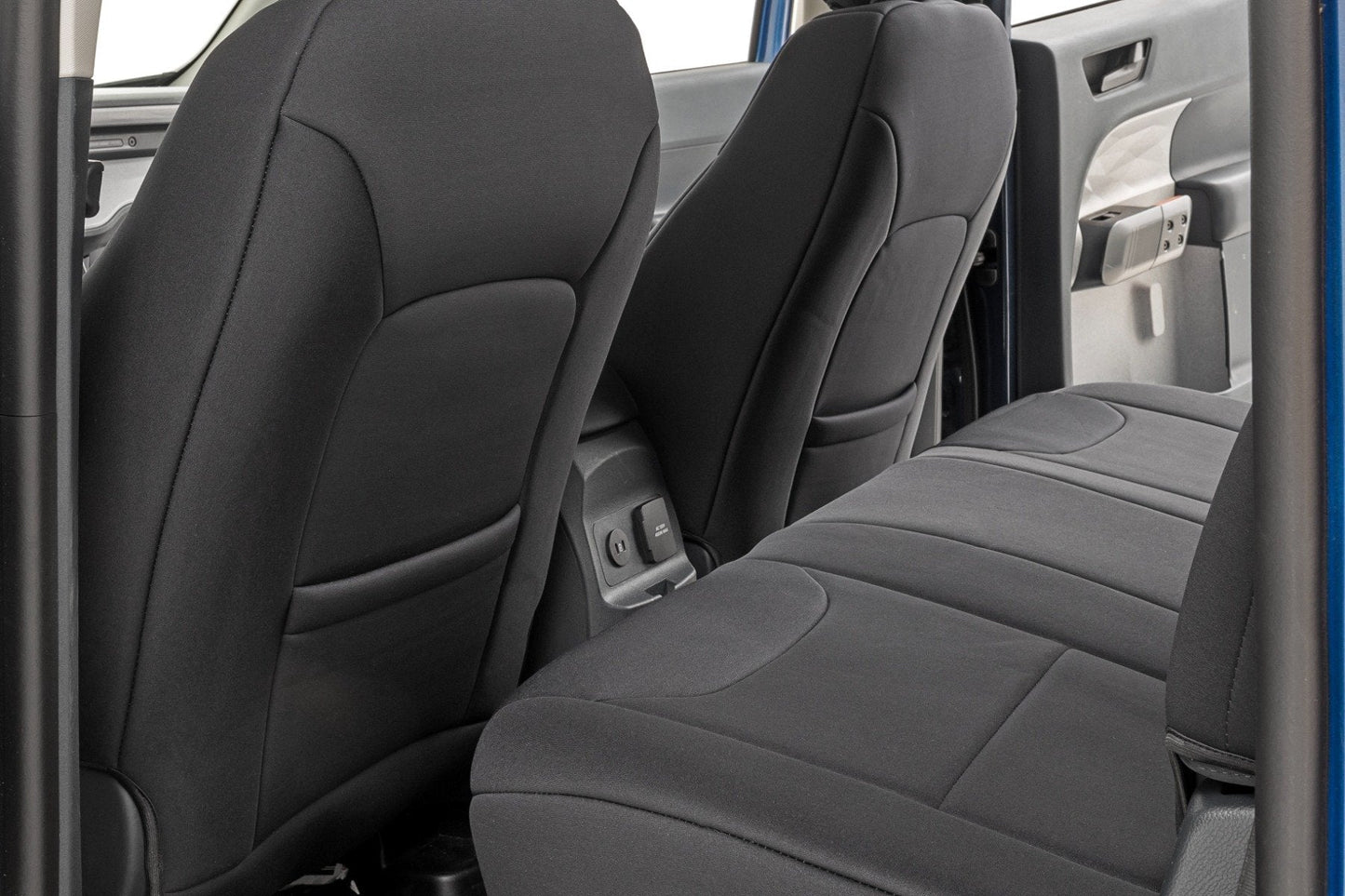 Rough Country 91065 Seat Covers | FR & RR W/Armrest | Crew Cab | Ford Maverick 2WD/4WD (22-26)
