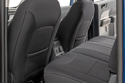 Rough Country 91065 Seat Covers | FR & RR W/Armrest | Crew Cab | Ford Maverick 2WD/4WD (22-26)