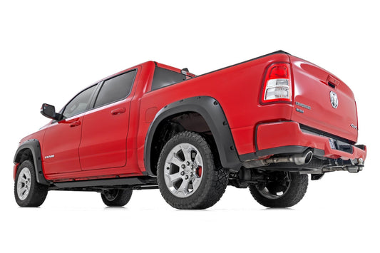 Rough Country F-D10914A-PSC Pocket Fender Flares | PSC Billet Silver | Ram 1500 2WD/4WD (2019-2024)