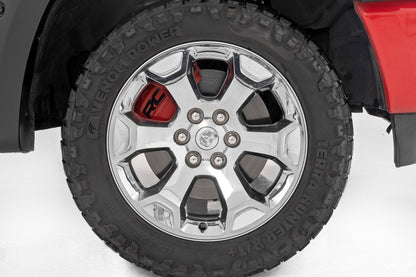 Rough Country 71148A Caliper Covers | Front and Rear | Red | Ram 1500 2WD/4WD (2019-2026)