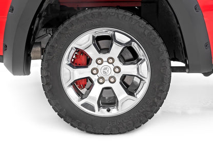 Rough Country 71148A Caliper Covers | Front and Rear | Red | Ram 1500 2WD/4WD (2019-2026)