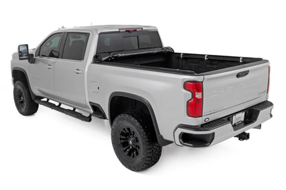 Rough Country 42120690 Soft Roll Up Bed Cover | 6'9" Bed | Chevy/GMC 2500HD/3500HD (20-25)