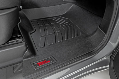 Rough Country SM2161 Floor Mats | FR Bucket | Crew | Chevy/GMC 1500/2500HD/3500HD (19-26 & Classic)