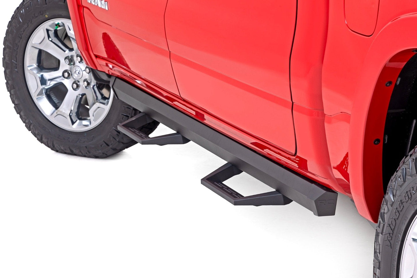 Rough Country 31016 SRL2 Adj Aluminum Step | Crew Cab | Ram 1500 (19-26)/1500 TRX (21-24)