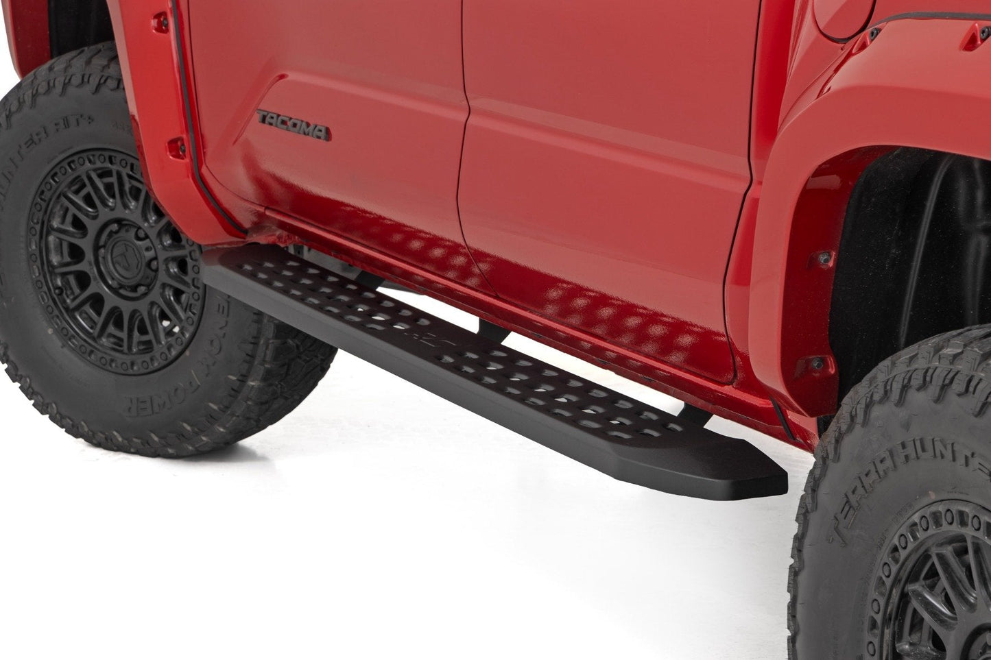 Rough Country 44011 RPT2 Running Board | Double Cab | Black | Toyota Tacoma 2WD/4WD (2024-2025)