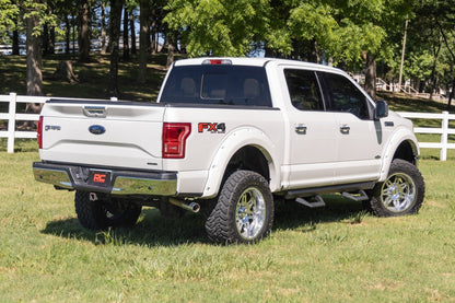 Rough Country 51008A SRX2 Adj Aluminum Step | Crew Cab | Ford F-150/Lightning/F-250/F-350/Raptor (15-25)