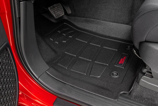 Rough Country SM71223_A Sure-Fit Floor Mats | Front | Double Cab | Toyota Tacoma 2WD/4WD (2024-2026)