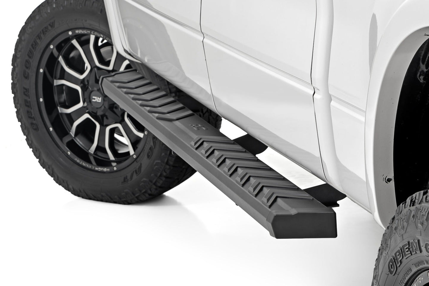 Rough Country 41012 BA2 Running Board | Side Step Bars | Ford F-150 2WD/4WD (2009-2014)