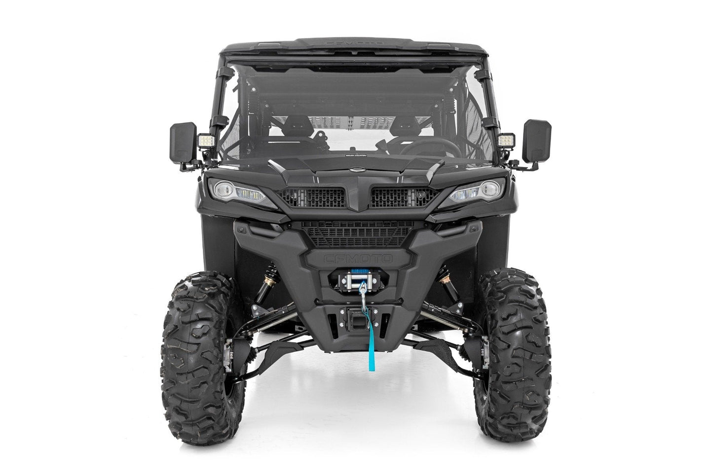 Rough Country 96103 LED Light Kit | Cage Mount | 2" Black Pair | CFMOTO UFORCE 1000