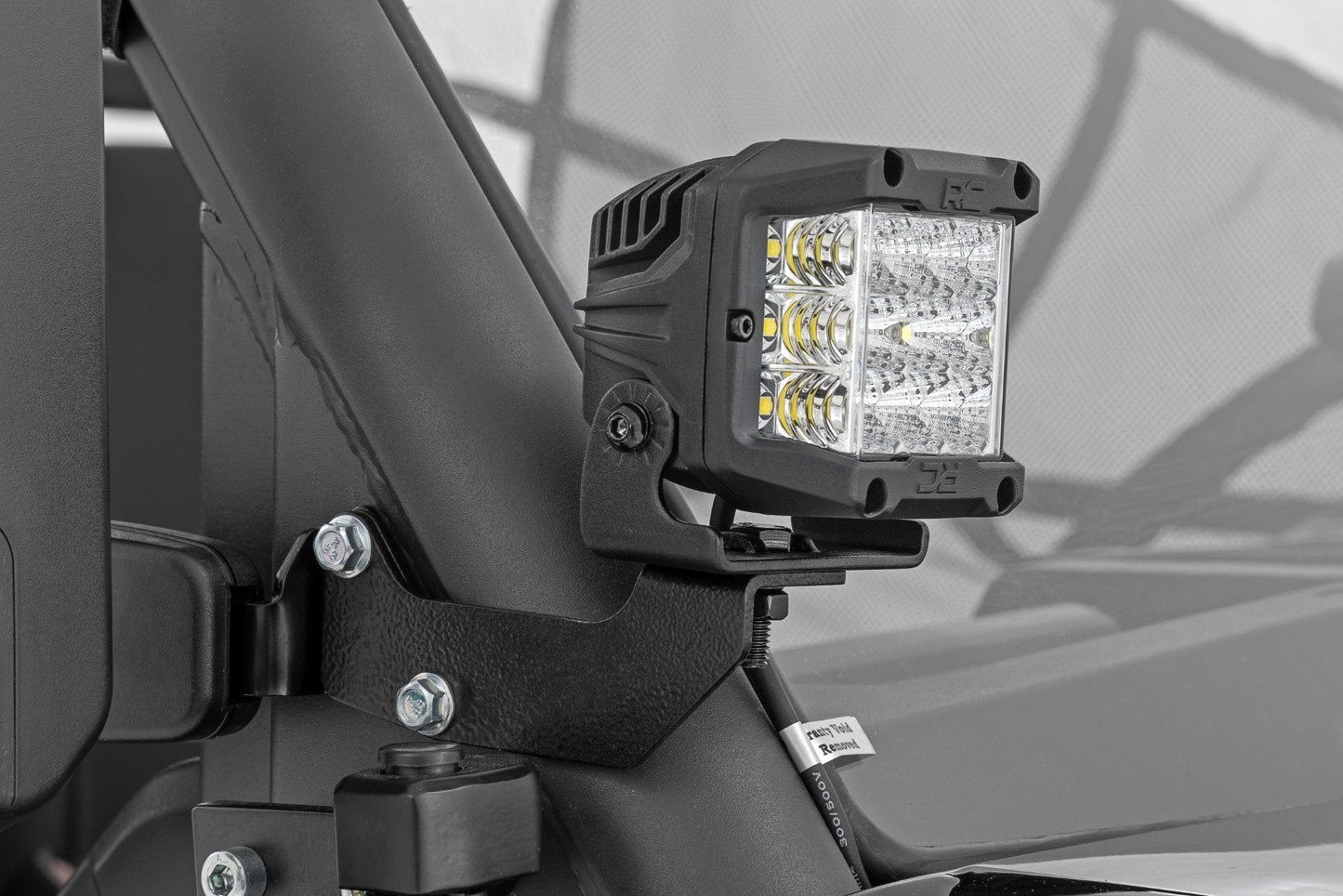 Rough Country 96106 LED Light Kit | Cage Mount | 2" Chrome Pair | Wide Angle | CFMOTO UFORCE 1000