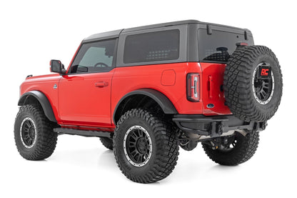 Rough Country 41008 BA2 Running Boards | Side Step Bars | 2-Door | Ford Bronco (2 Door) (21-25)