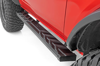 Rough Country 41008 BA2 Running Boards | Side Step Bars | 2-Door | Ford Bronco (2 Door) (21-25)