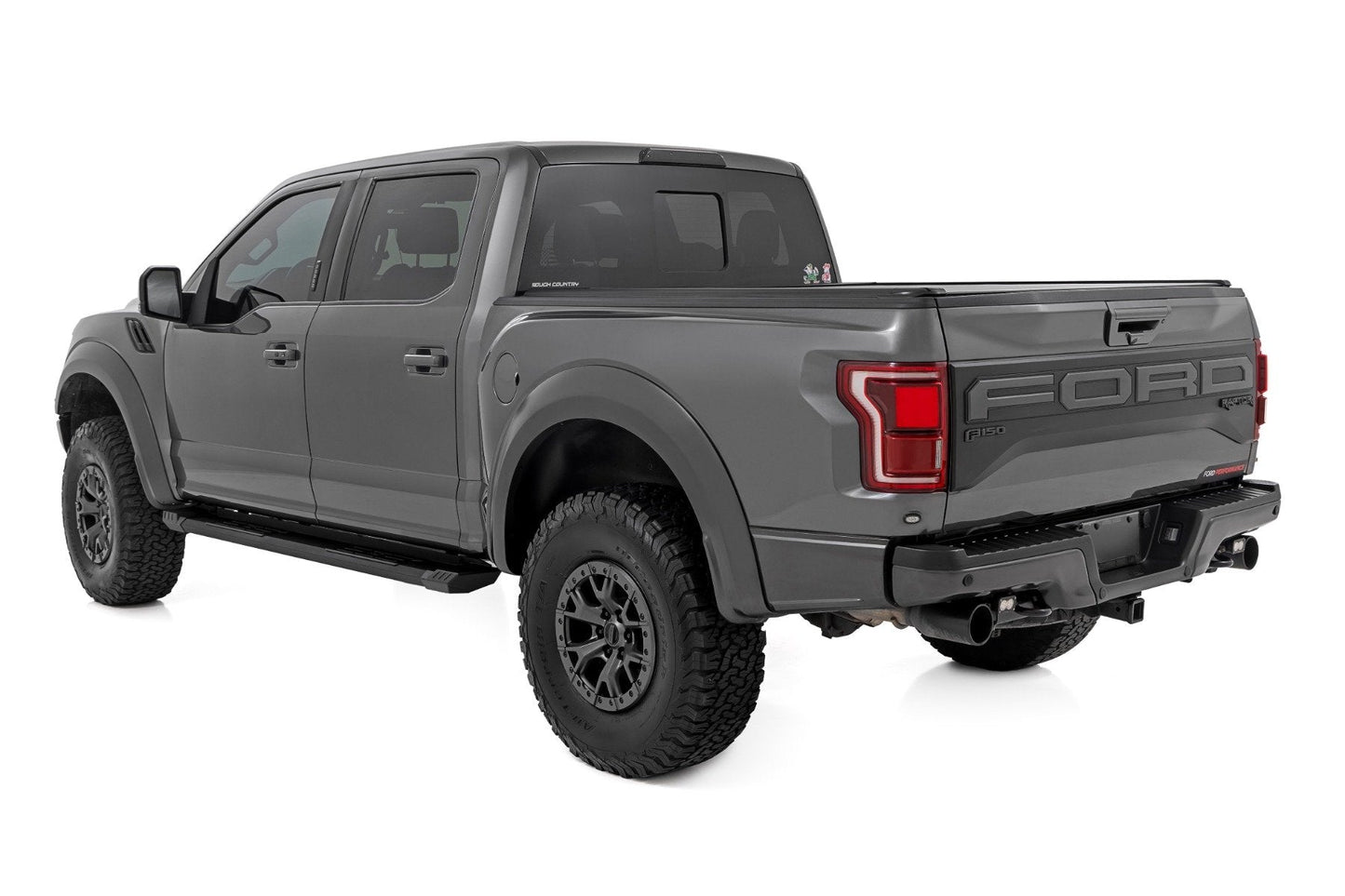 Rough Country SRB151791A HD2 Aluminum Running Boards | Crew Cab | Ford F-150/Lightning/F-250/F-350/Raptor (15-26)
