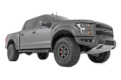 Rough Country SRB151791A HD2 Aluminum Running Boards | Crew Cab | Ford F-150/Lightning/F-250/F-350/Raptor (15-26)
