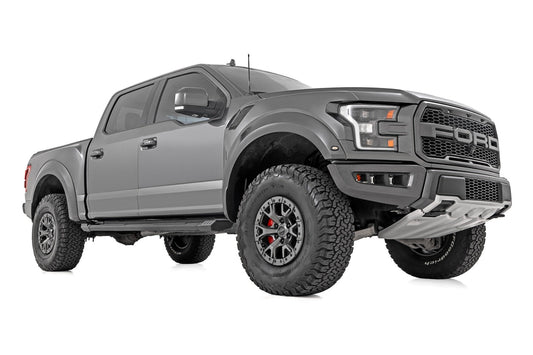 Rough Country SRB151791A HD2 Aluminum Running Boards | Crew Cab | Ford F-150/Lightning/F-250/F-350/Raptor (15-26)