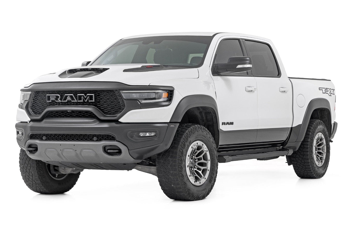 Rough Country SRB01950A HD2 Aluminum Running Boards | Crew Cab | Ram 1500 (19-26)/1500 TRX (21-24)