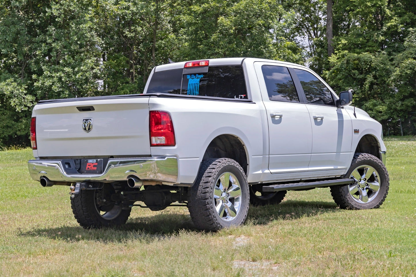 Rough Country 41003A BA2 Running Board | Side Step Bars | Ram 1500/2500/3500 2WD/4WD (2010-2025 & Classic)