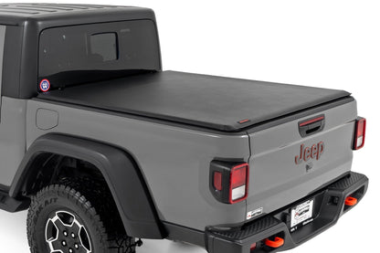 Rough Country 42620500 Soft Roll Up Bed Cover | 5 Bed | Jeep Gladiator JT 4WD (2020-2025)