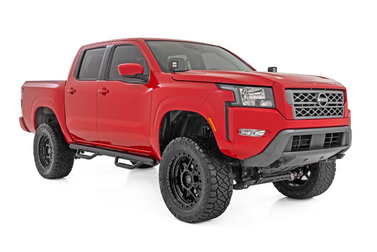 Rough Country 82001C Nerf Steps | Cab Length | Crew Cab | Nissan Frontier 2WD/4WD (2005-2026)