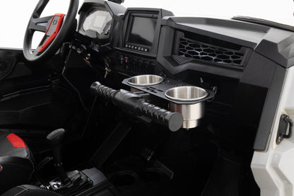 Rough Country 93058 Passenger Grip Handle Dual Cup Holder | Polaris RZR S 570/RZR S4 1000