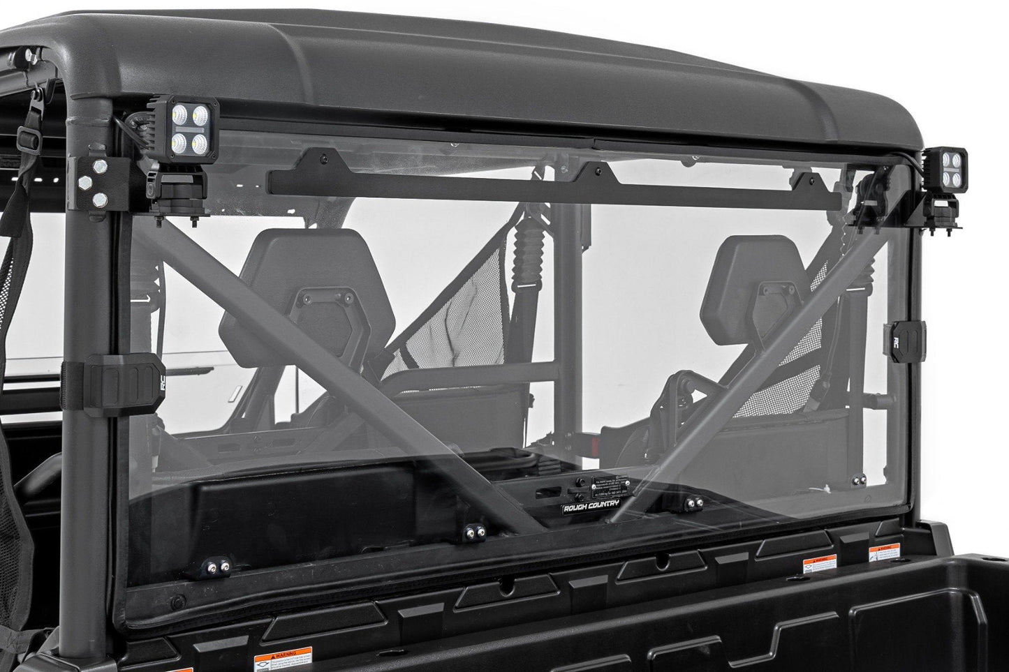 Rough Country 96112 LED Light Kit | Rear Mount | 2" Black Pair | Amber DRL | CFMOTO UFORCE 1000