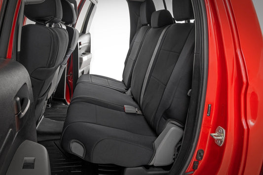 Rough Country 91060 Seat Covers | FR w/ Console Cover and Rear | Toyota Tundra 2WD/4WD (07-13)
