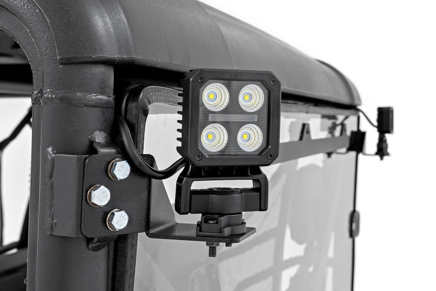 Rough Country 96113 LED Light Kit | Rear Mount | 3" Chrome Pair | Wide Angle | CFMOTO UFORCE 1000