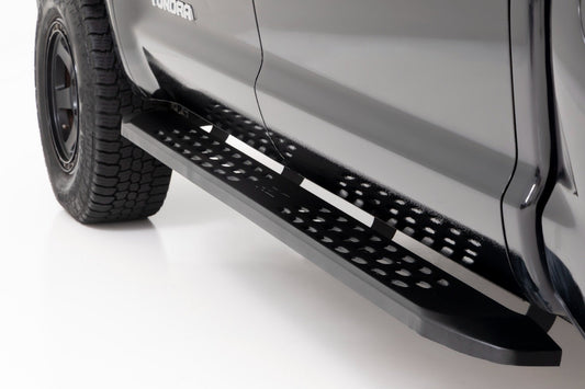 Rough Country 44006 RPT2 Running Board | Crew Cab | Black | Toyota Tundra 2WD/4WD (2007-2021)