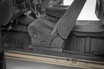 Rough Country SM29912A Sure-Fit Floor Mats | FR & RR | Chevy/GMC 1500 (99-06 & Classic)