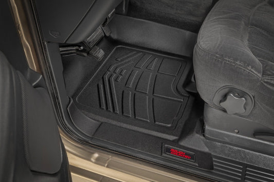 Rough Country SM29912A Sure-Fit Floor Mats | FR & RR | Chevy/GMC 1500 (99-06 & Classic)