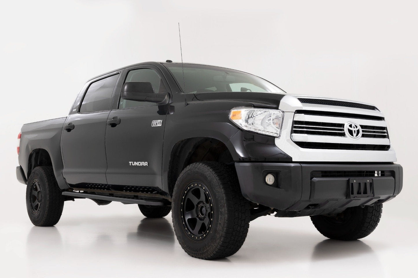Rough Country 44006 RPT2 Running Board | Crew Cab | Black | Toyota Tundra 2WD/4WD (2007-2021)