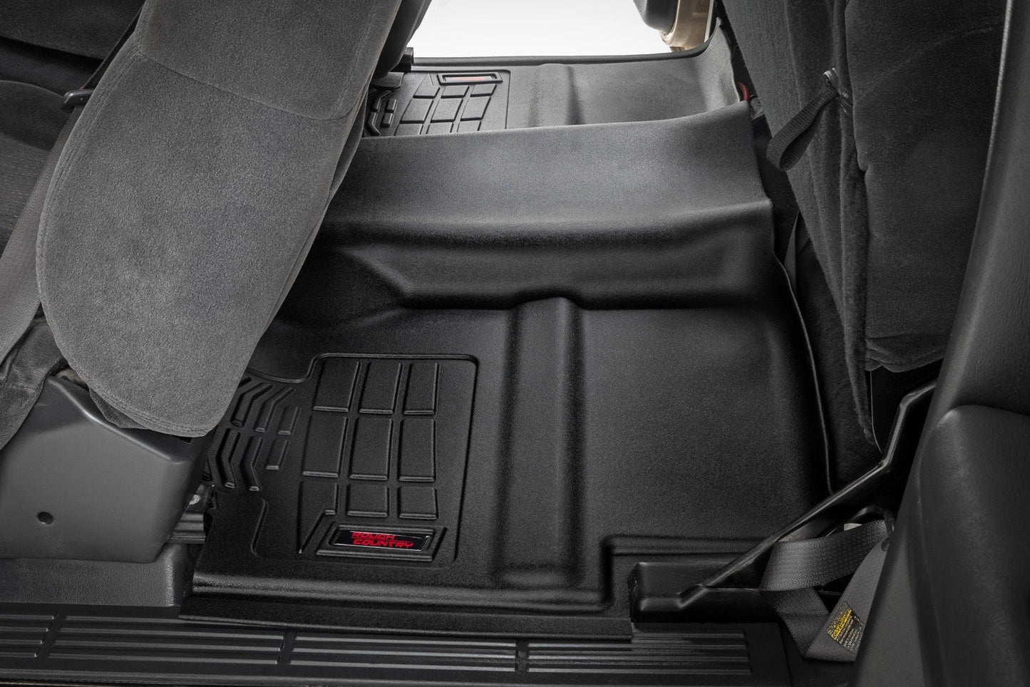 Rough Country SM29912A Sure-Fit Floor Mats | FR & RR | Chevy/GMC 1500 (99-06 & Classic)