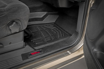 Rough Country SM2991A Sure-Fit Floor Mats | Front | Chevy/GMC 1500 (99-06 & Classic)