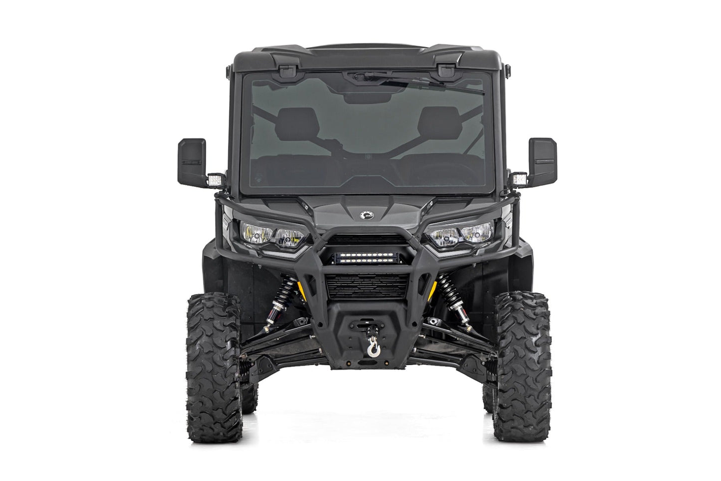 Rough Country 301011 M1 Front Coil Over Shocks | Ride Height Adjust | Can-Am Defender MAX HD10