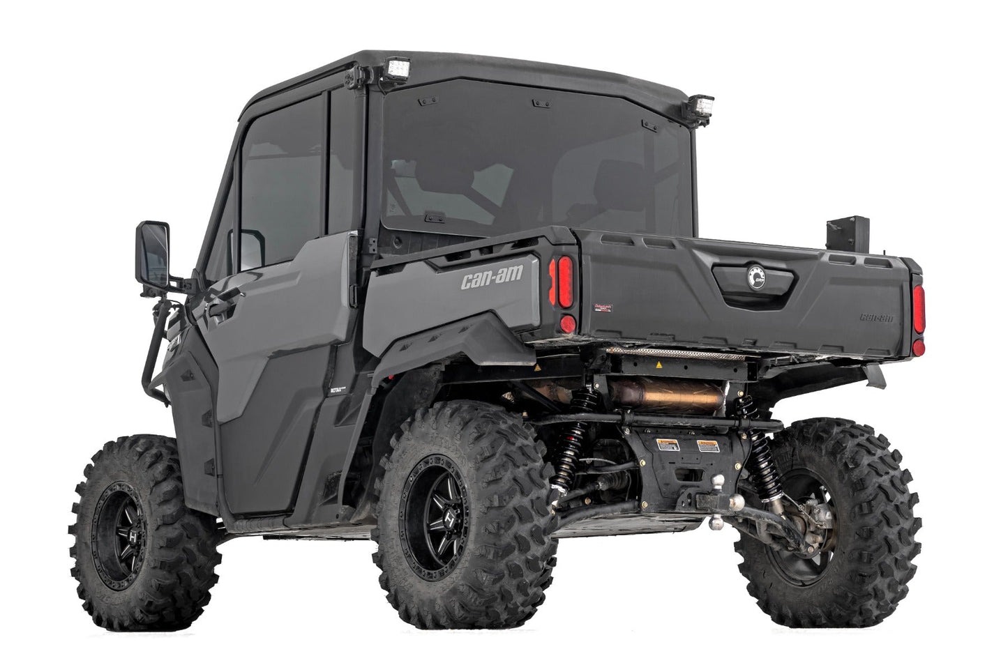 Rough Country 301012 M1 Rear Coil Over Shocks | Ride Height Adjust | Can-Am Defender MAX HD10