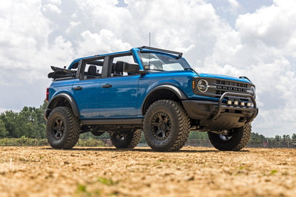 Rough Country 51047 Nudge Bar | 20 Inch BLK DRL Single Row LED | Ford Bronco 4WD (2021-2025)
