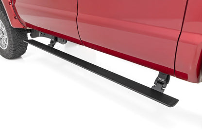 Rough Country PSR091710 Power Running Boards | Dual Electric Motor | Ford F-250/F-350 Super Duty (08-16)