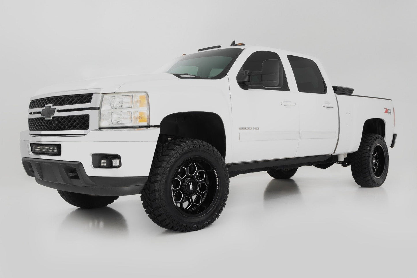 Rough Country 96201006 Rough Country 96 Series Wheel | One-Piece | Gloss Black | 20x10 | 8x180 | -19mm