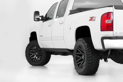 Rough Country 95201006M Rough Country 95 Series Wheel | One-Piece | Gloss Black Machined | 20x10 | 8x180 | -19mm
