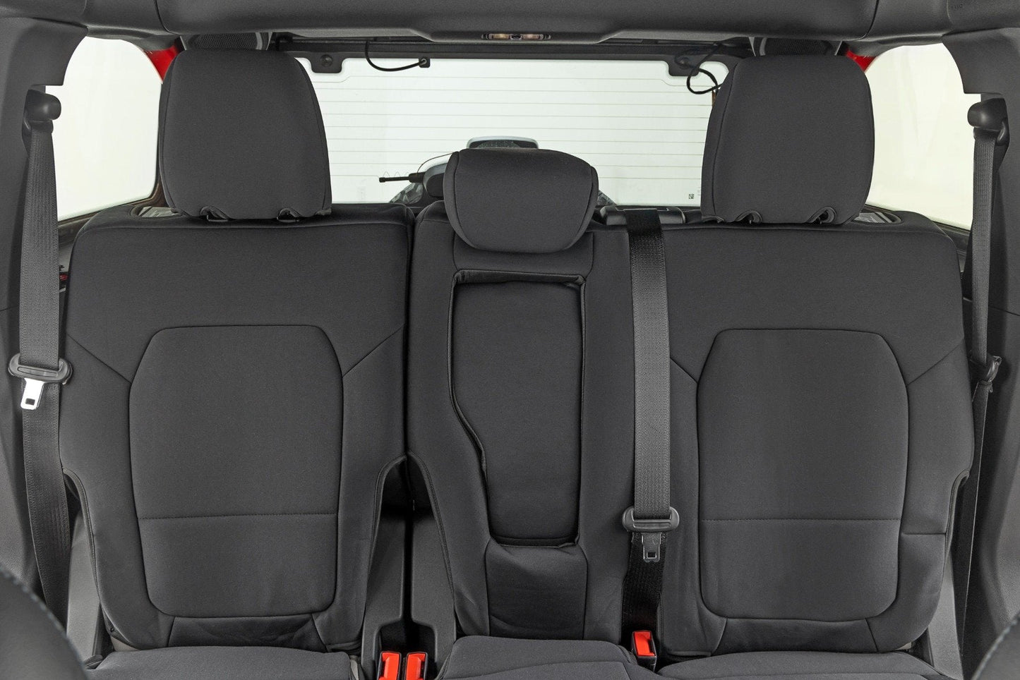 Rough Country 91059 Seat Covers | Bucket Seats |W/Fold Down RR Armrest |FR & RR | 4DR | Ford Bronco (21-25)