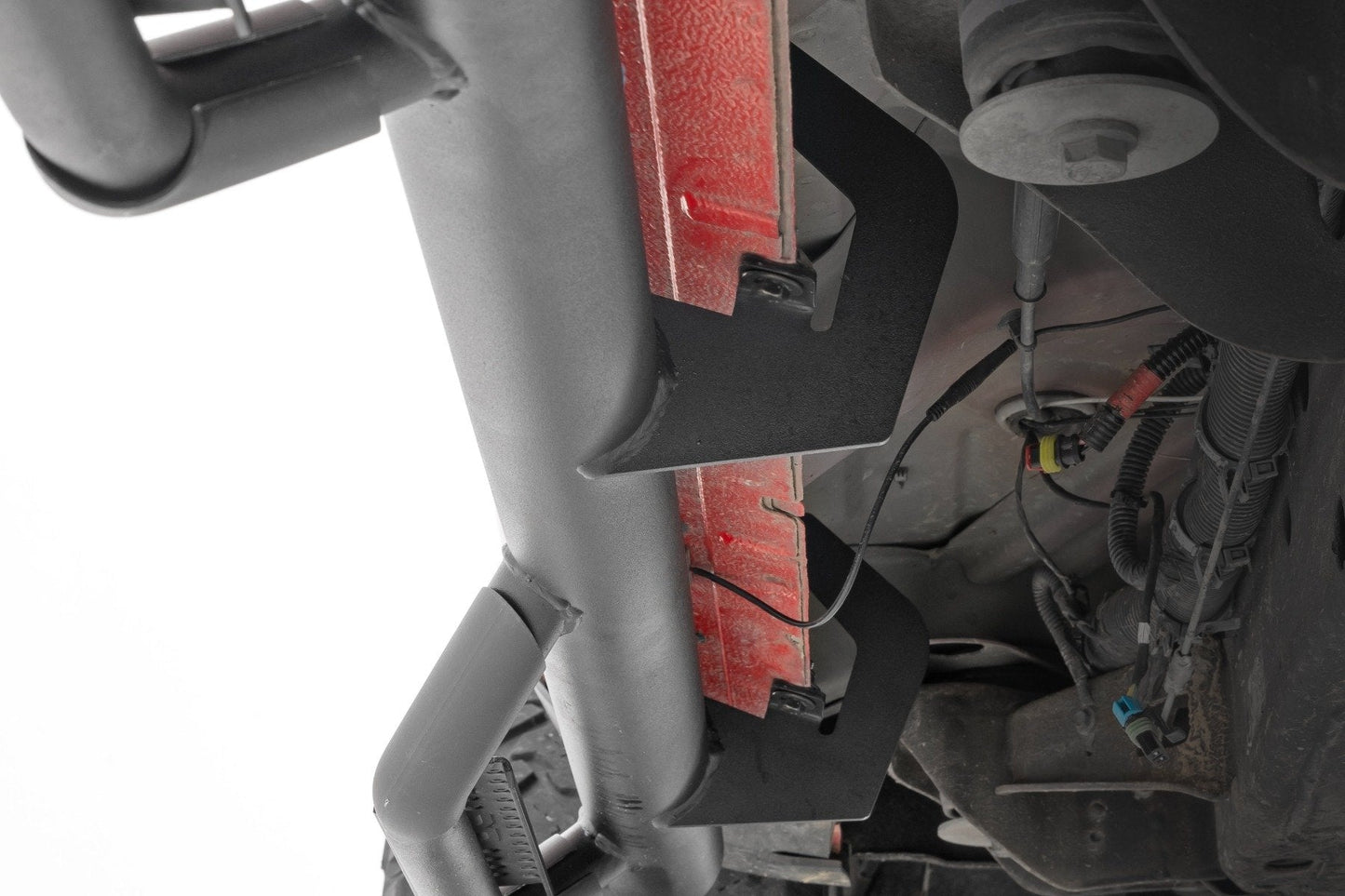 Rough Country RCC1489QCB Nerf Steps | Cab Length | Extended Cab | 6'7" Bed | Chevy/GMC 1500 (14-18 & Classic)