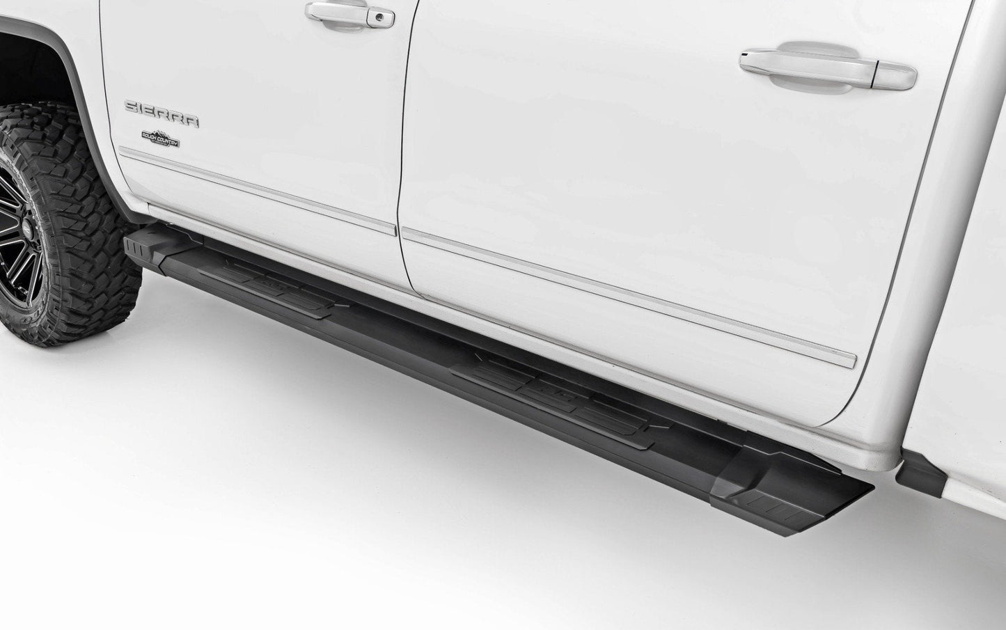 Rough Country SRB071777A HD2 Aluminum Running Boards | Ext Cab | Chevy/GMC 1500/2500HD/3500HD (07-19 & Classic)