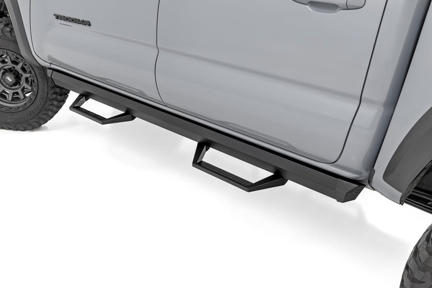 Rough Country 71096 SRL2 Adj Aluminum Step | Double Cab | Toyota Tacoma 2WD/4WD (2005-2023)