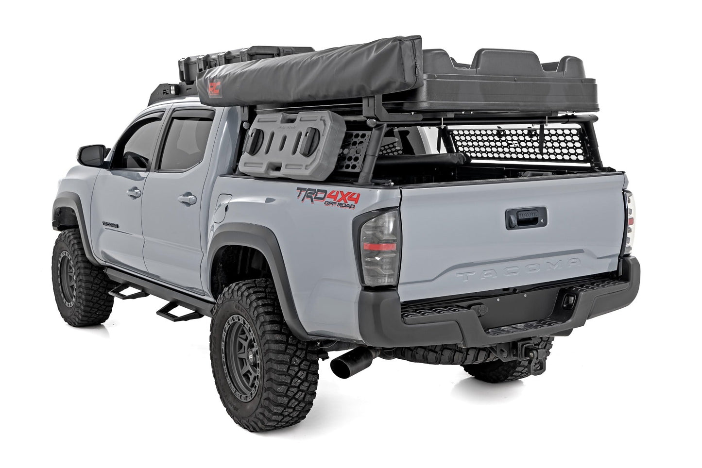 Rough Country 71096 SRL2 Adj Aluminum Step | Double Cab | Toyota Tacoma 2WD/4WD (2005-2023)