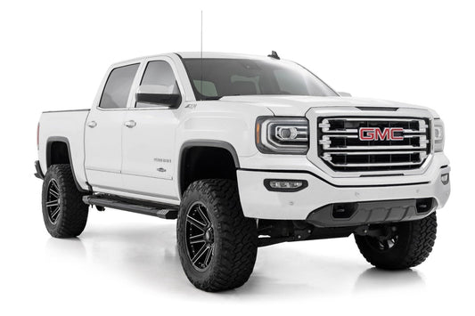 Rough Country SRB071785A HD2 Aluminum Running Boards | Crew Cab | Chevy/GMC 1500/2500HD/3500HD (07-19 & Classic)
