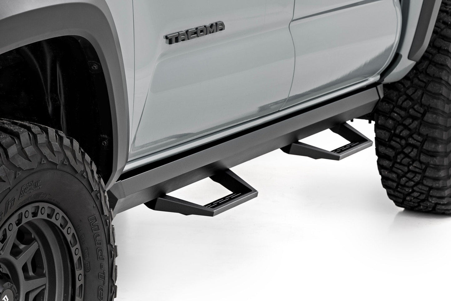 Rough Country 71096 SRL2 Adj Aluminum Step | Double Cab | Toyota Tacoma 2WD/4WD (2005-2023)